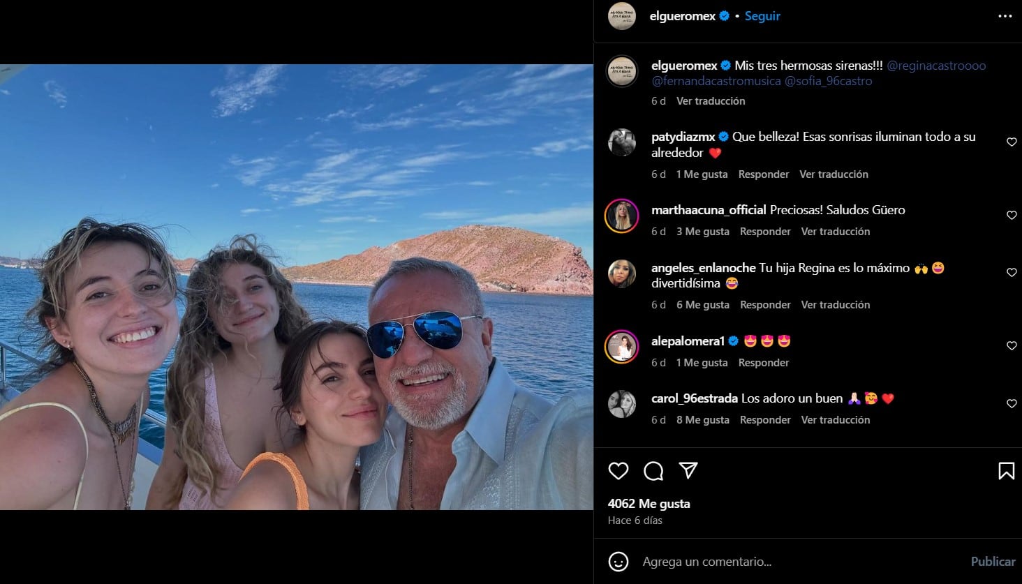 El Güero Castro y sus hijas