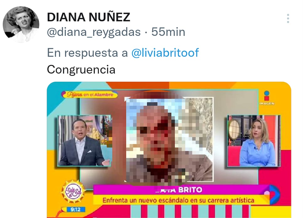 Reclaman a Livia Brito