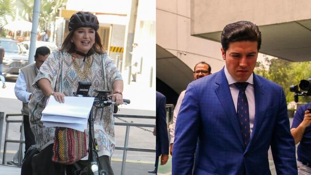 La senadora panista Xóchitl Gálvez y el gobernador de Nuevo León Samuel García