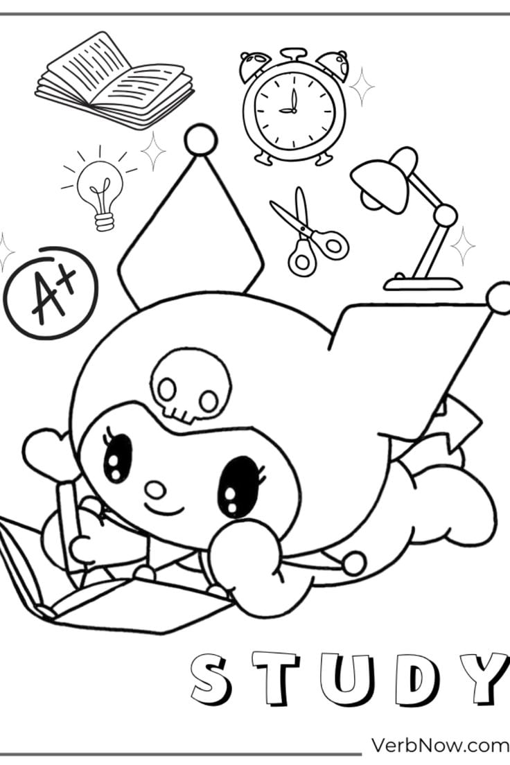 Dibujos de Kuromi para colorear