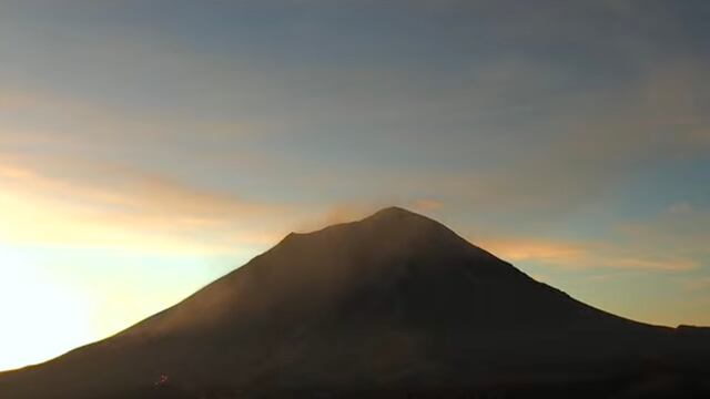 Volcán Popocatépetl el 29 de enero