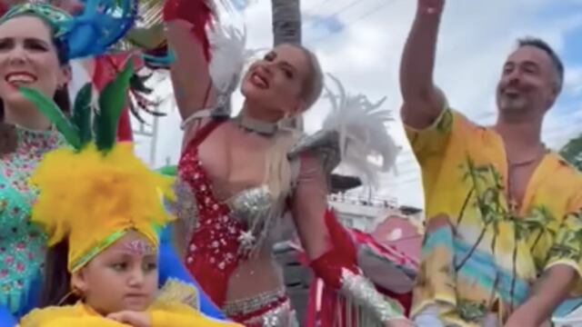 Lorena Herrera y Carlos Arenas