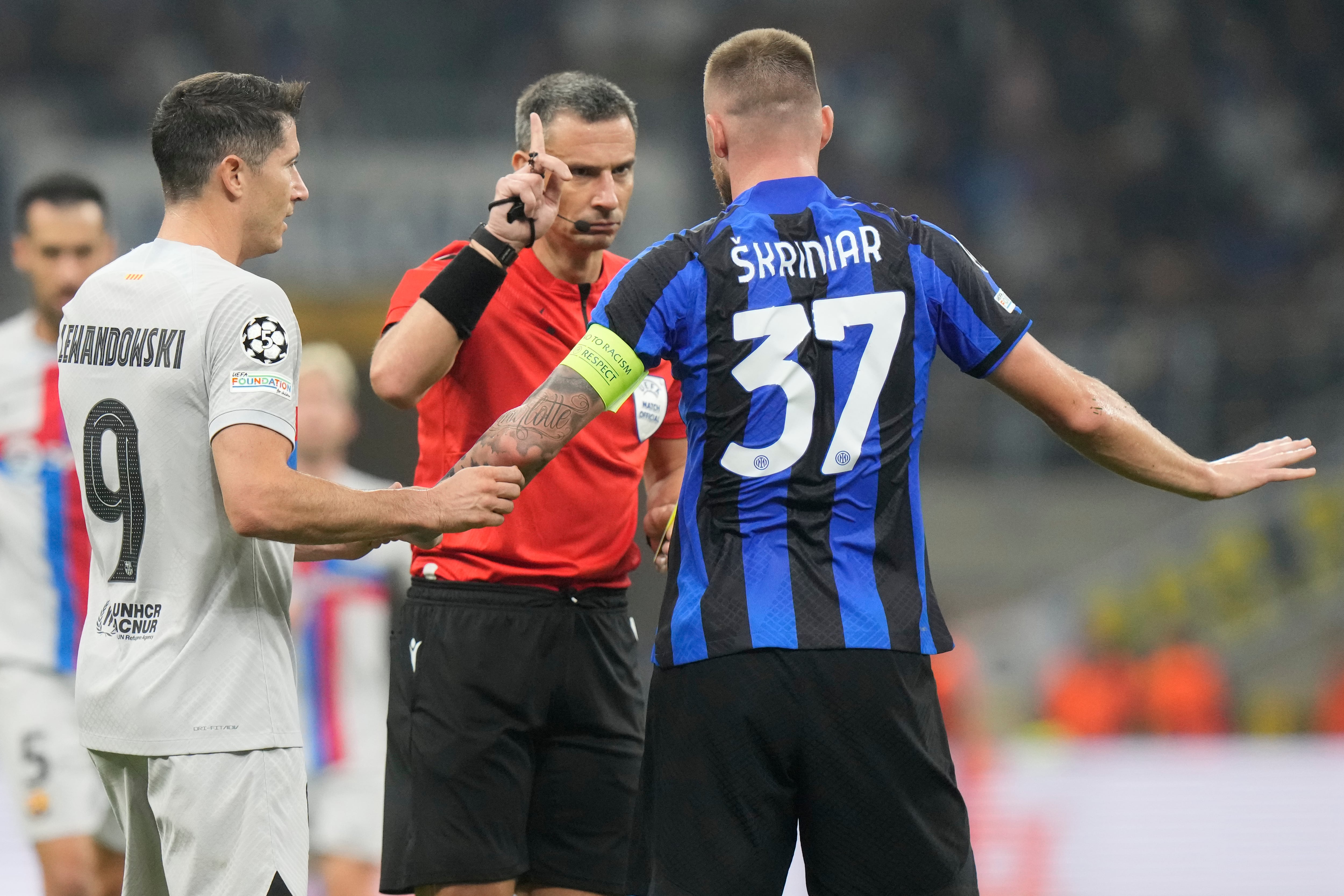 Slavko Vincic, árbitro del Inter vs Barça