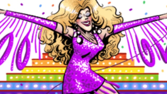 Google lanza doodle como homenaje a Francis, drag queen y vedette mexicana