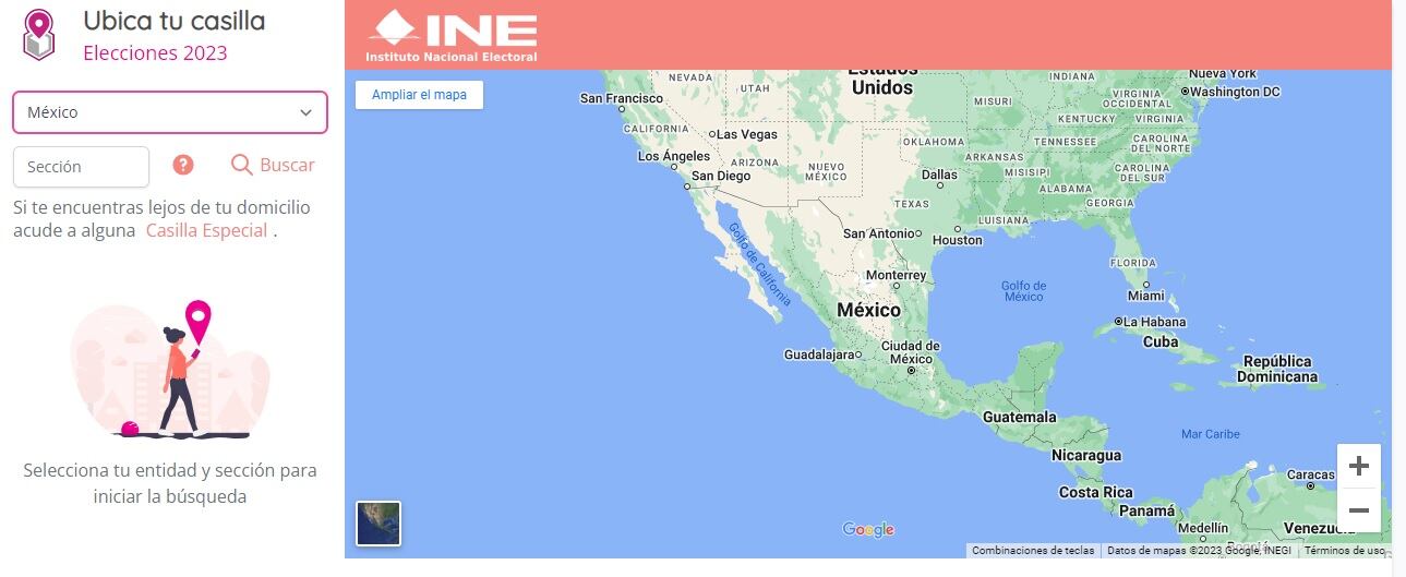 Ubicar casilla electoral en el Estado de México