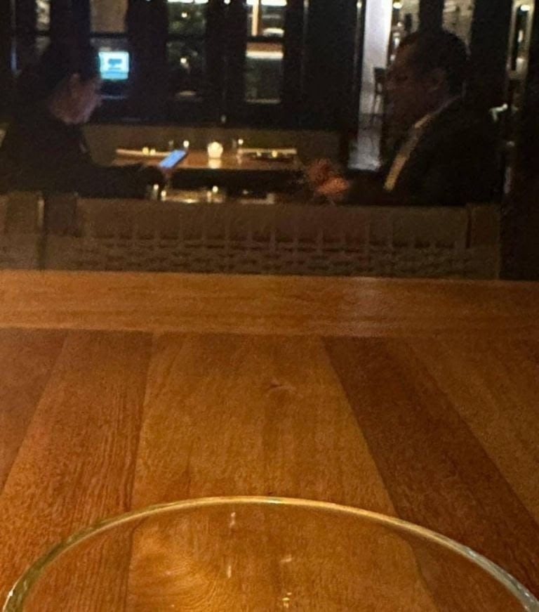 Mónica Soto y Sergio Gutiérrez Luna se reunieron