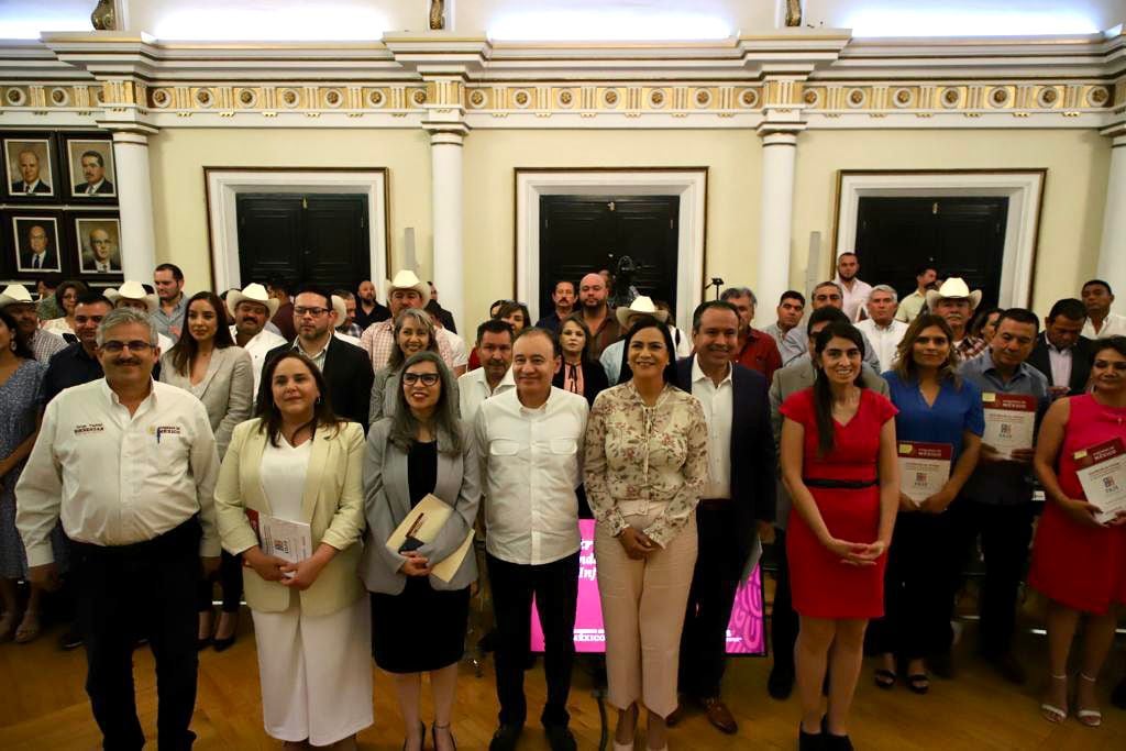 Entrega de recursos para la construcción de infraestructura en Sonora