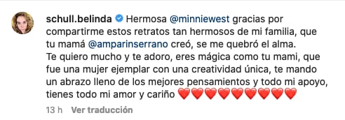 Belinda Schüll agradece que Amparo Serrano haya hecho figuras de Distroller para su familia.