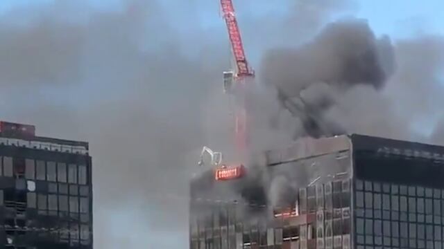Incendio en el WTC de Bruselas