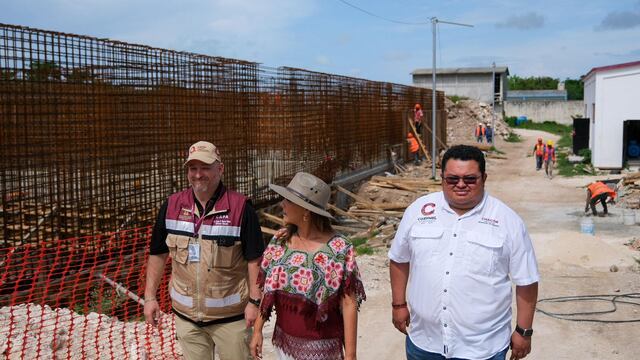 Mara Lezama supervisa ampliación de planta “San Miguelito” en Cozumel