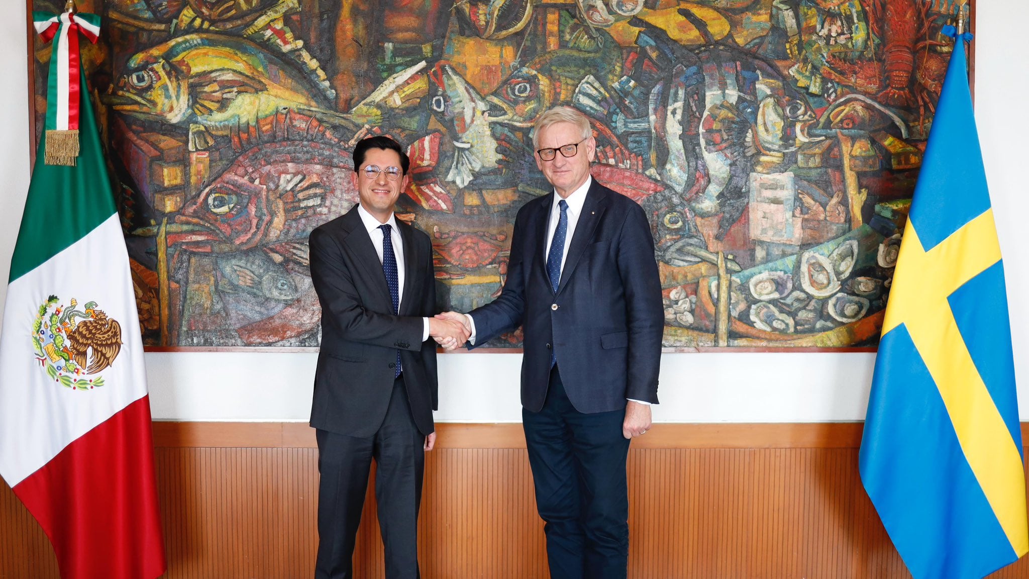 Roberto Velasco y Grupo Wallenberg analizan inversiones para el Plan México