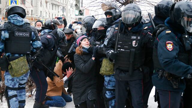 Manifestación en Rusia