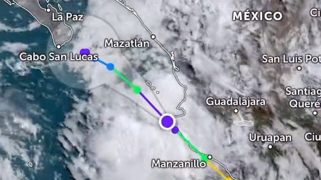 Huracán Beatriz en México en vivo