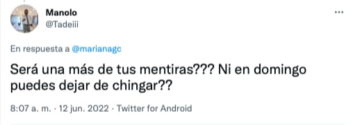 críticas a Mariana Gómez del Campo/captura de pantalla de Twitter