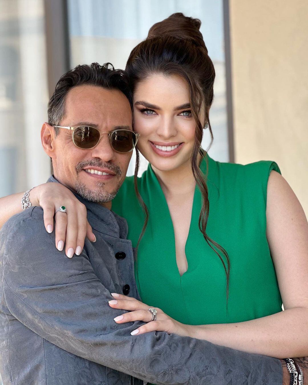 Marc Anthony y Nadia Ferreira