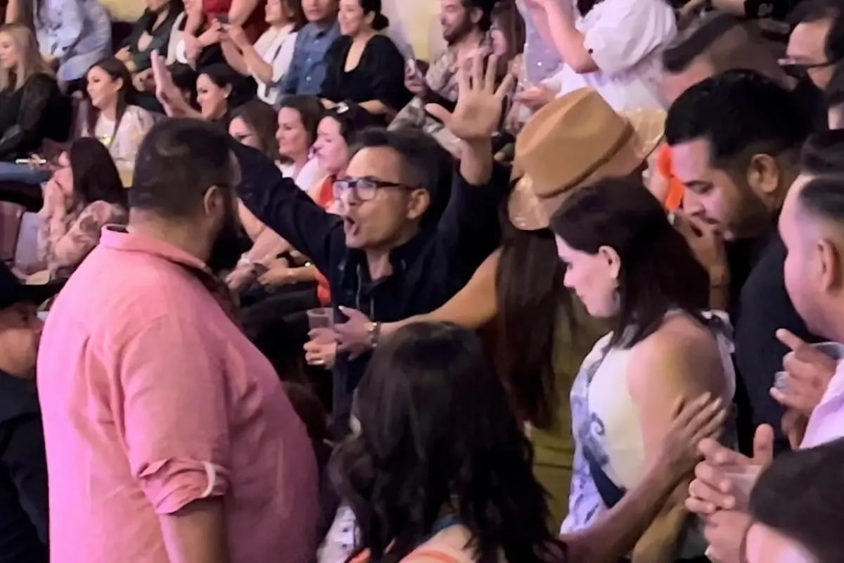Captan a Sergio Sepúlveda discutiendo en el Palenque de Aguascalientes