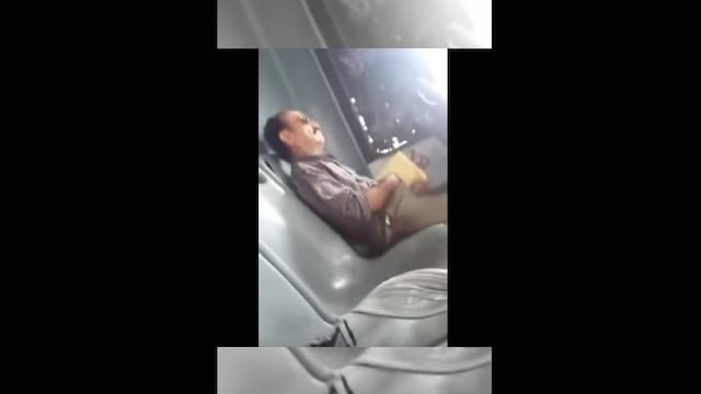 VIDEO: Captan a anciano masturbándose en camión