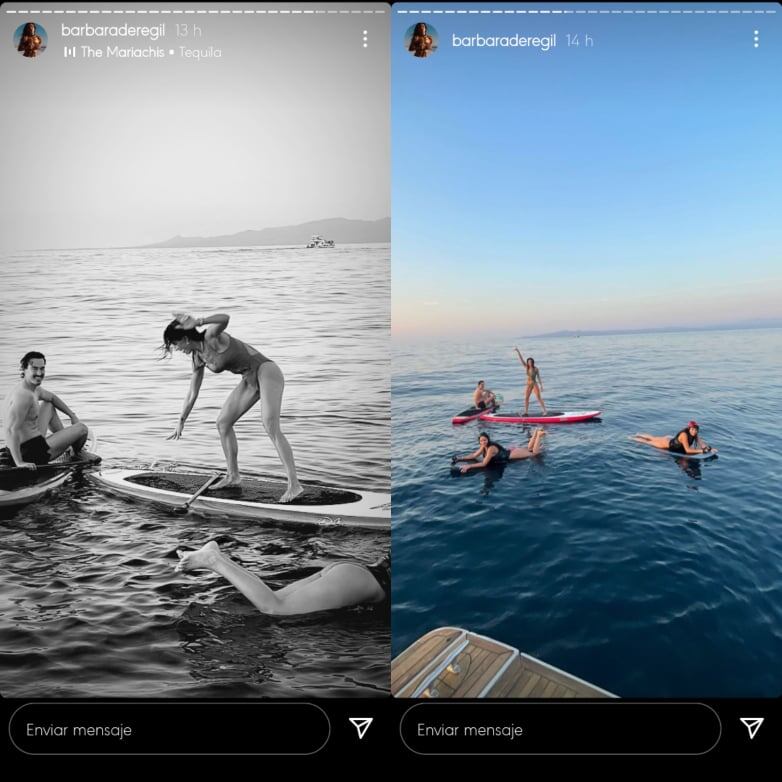 Bárbara de Regil se pone a surfear en Puerto Vallarta.