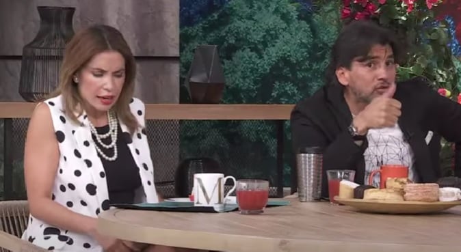 Andrea Escalona y Mauricio Barcelata