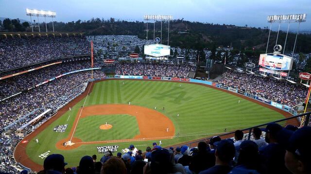 El Dodgers Stadium.