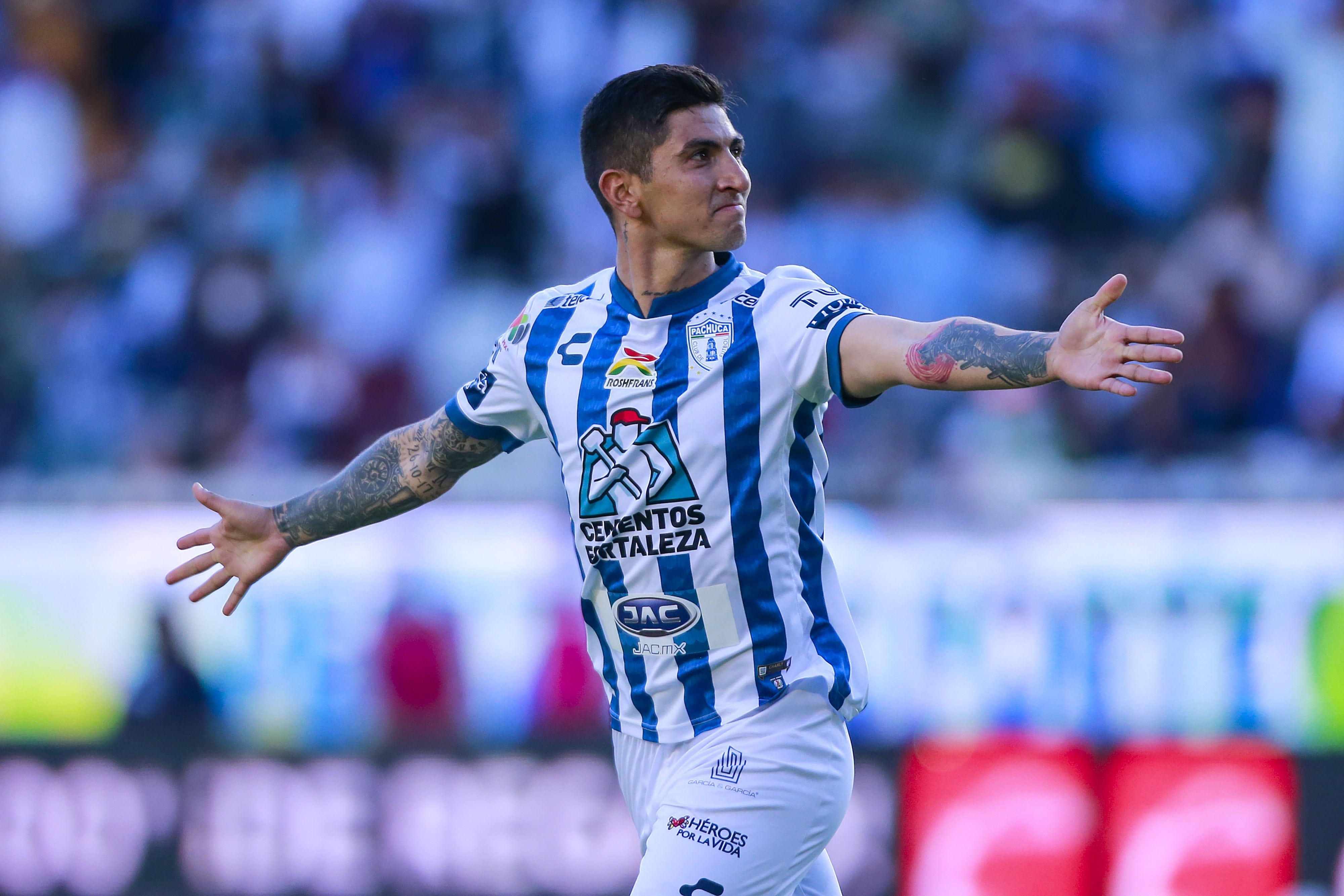 Víctor Guzmán, jugador de los Tuzos del Pachuca