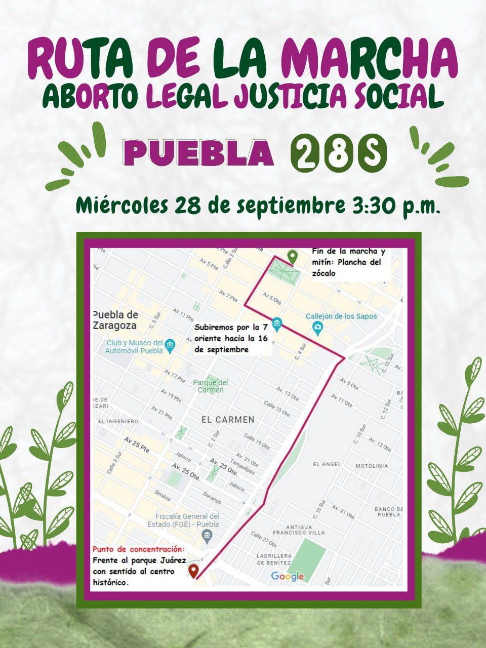 Convocatoria en Puebla