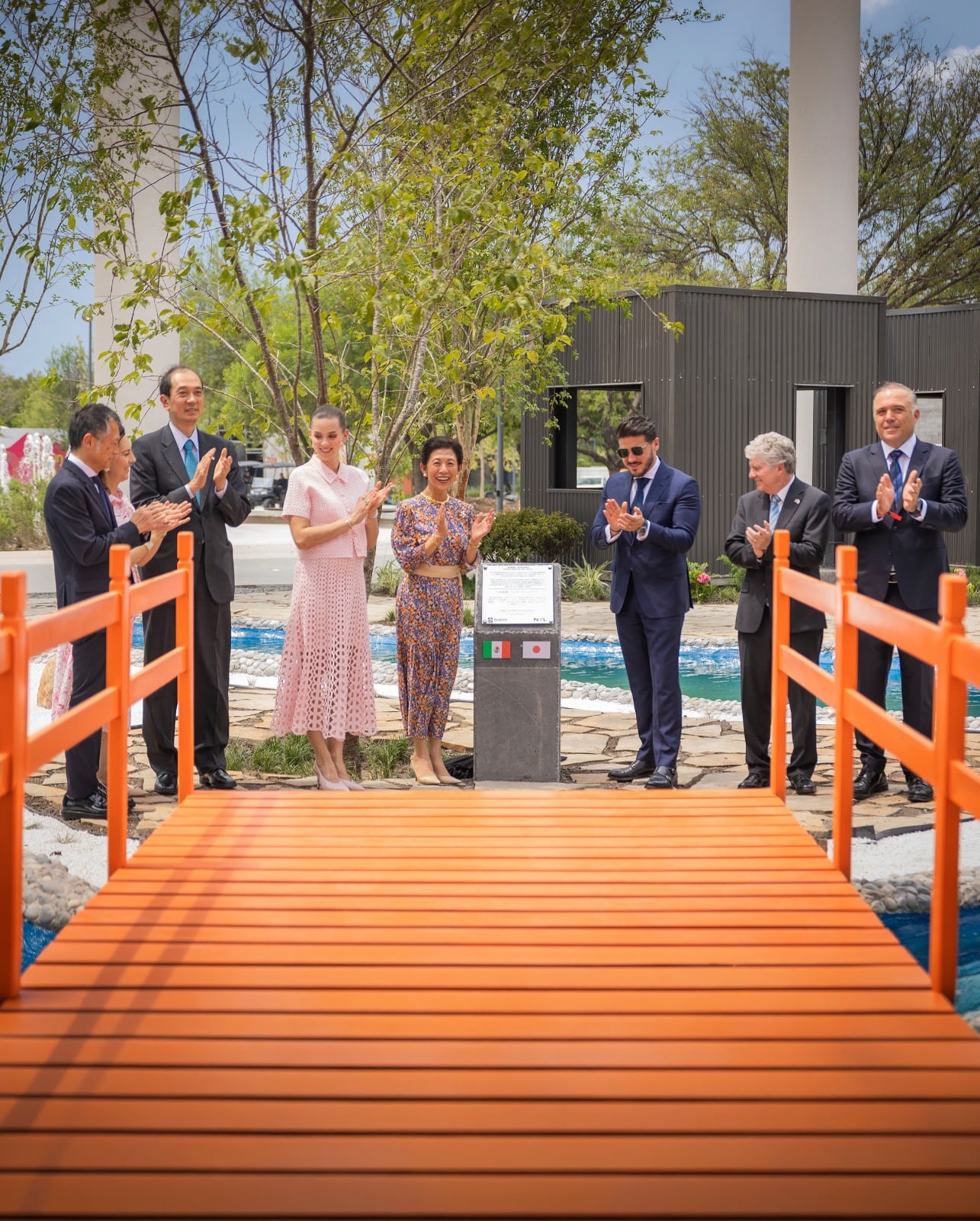 Princesa Hisako inaugura Jardín Japonés en Nuevo León rumbo al Mundial 2026