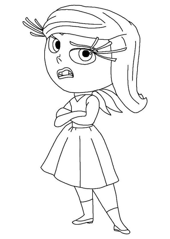 Dibujos de Desagrado de Intensamente 2 para colorear