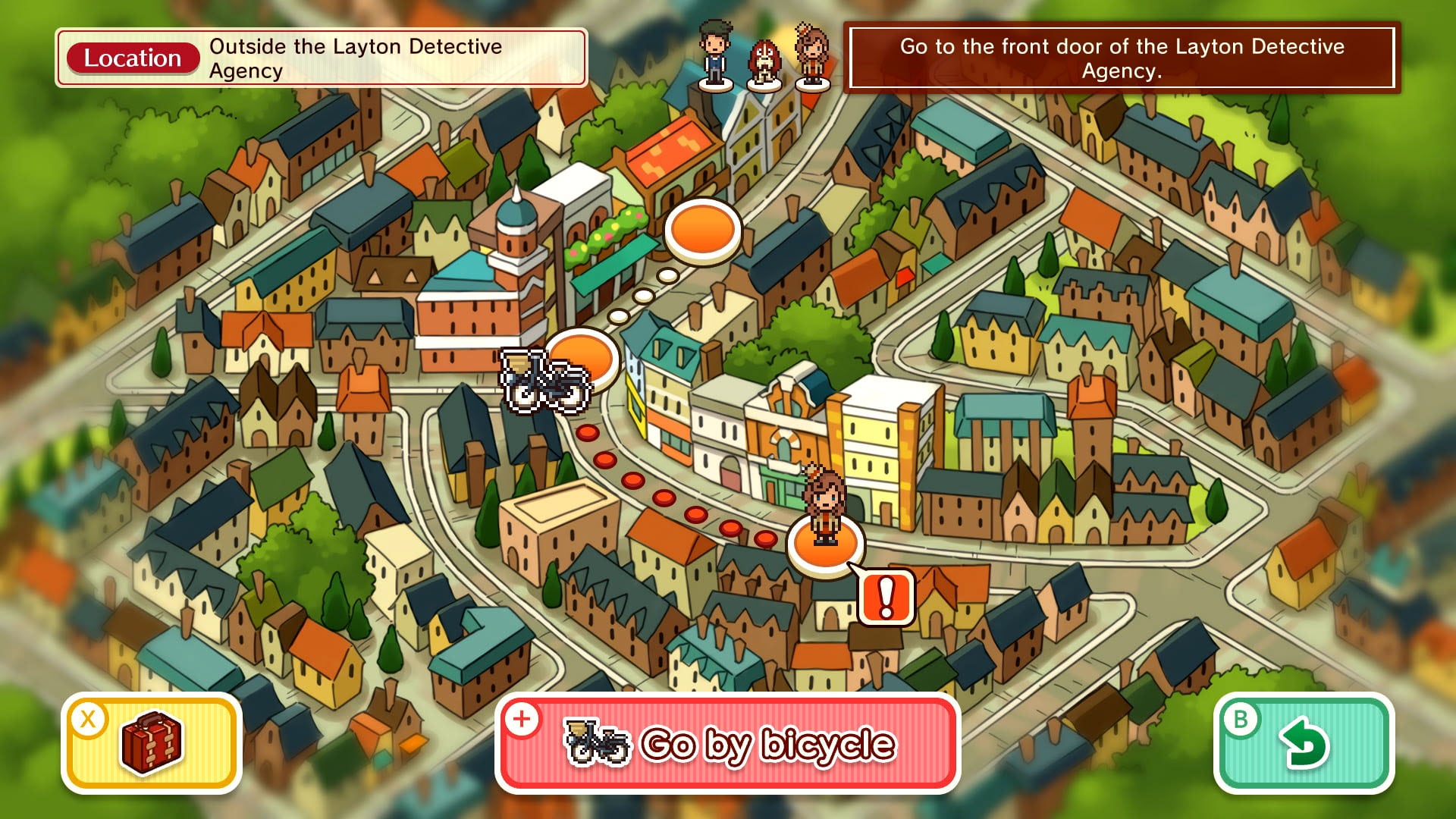 Mapa de Layton's Mystery Journey