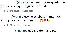 Fans de Daniela Rodrice deducen si Humbe es su novio.