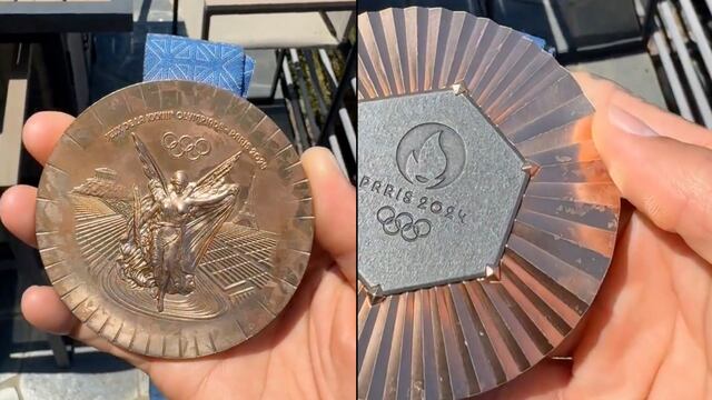 Medallas de París 2024 se estarían decolorando; atleta ya se quejó en redes.