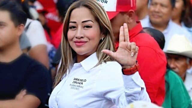 Tania Félix Gómez Trejo, candidata a diputada local que fue detenida por la Semar