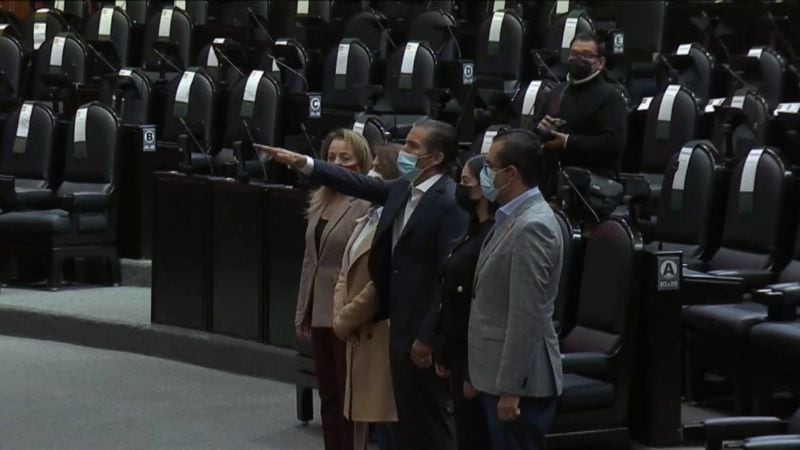 Fernando Reina, rinde protestas como diputado federal