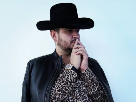 Edén Muñoz, vocalista 'Calibre 50'.