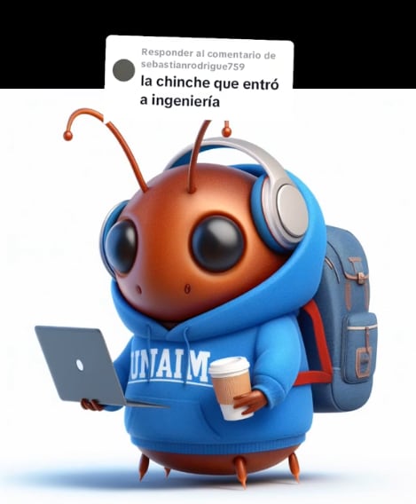 Así se verían las chinches estudiando carreras en la UNAM