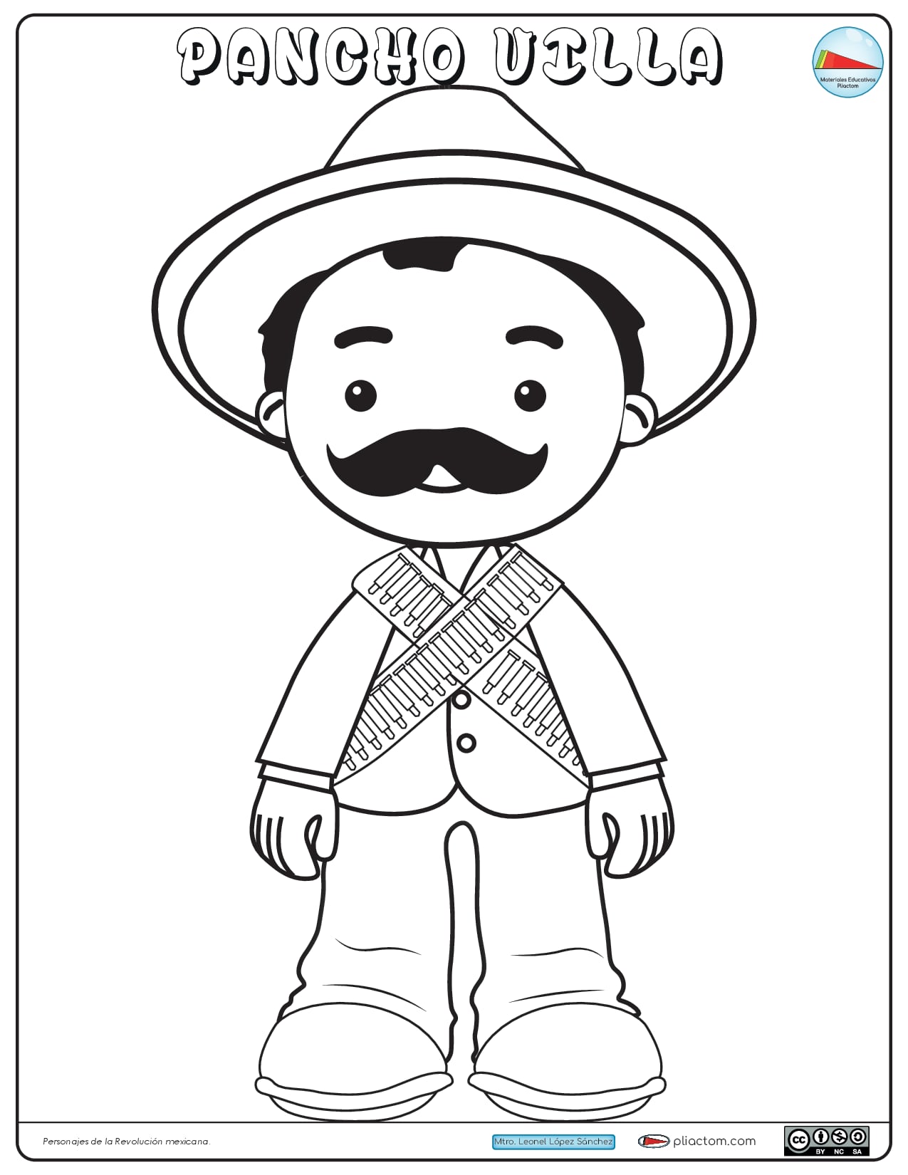 Dibujo Pancho Villa