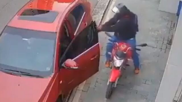 Momento del robo