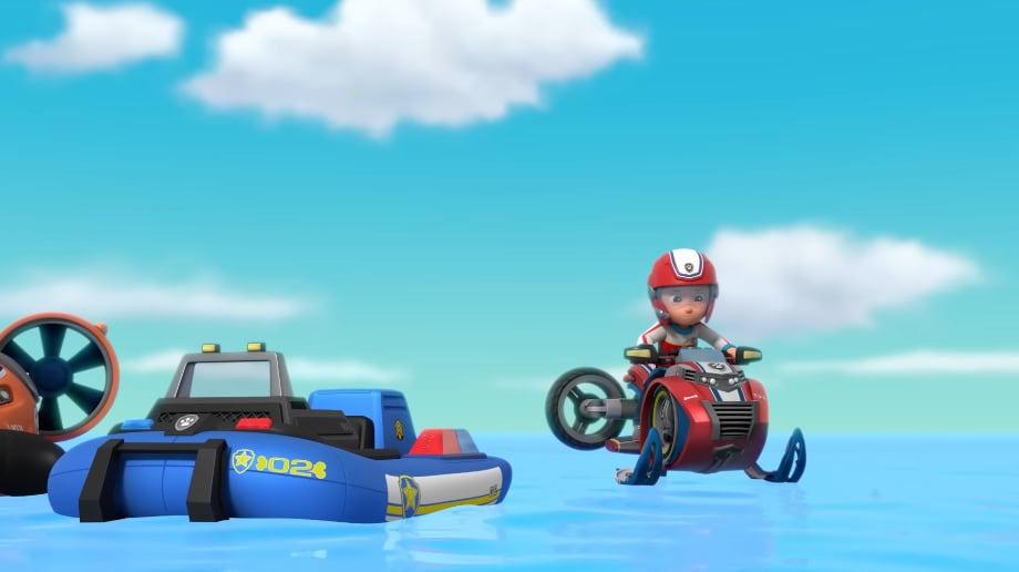 Paw Patrol por el Día de ir en bicicleta al trabajo