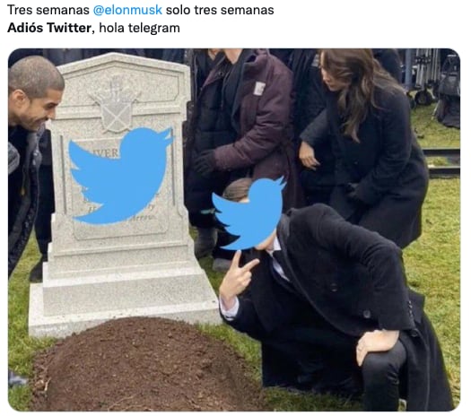 Memes sobre el supuesto cierre de Twitter por culpa de Elon Musk
