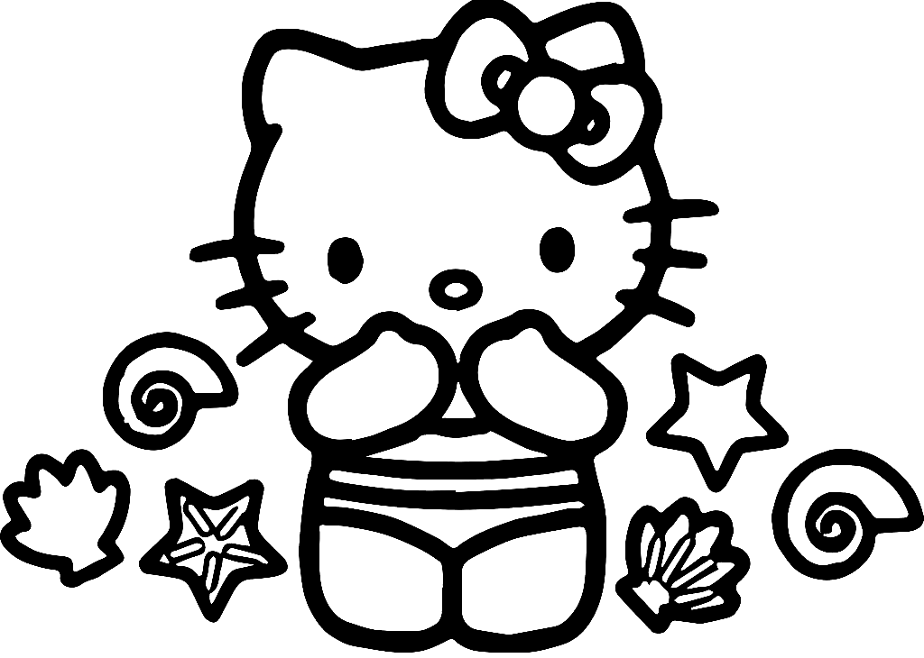 Hello Kitty de vacaciones
