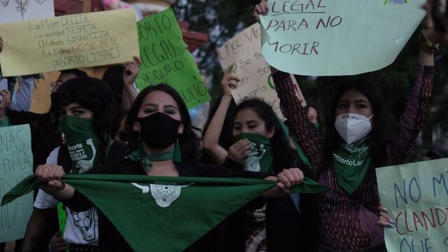 Protesta por el aborto legal