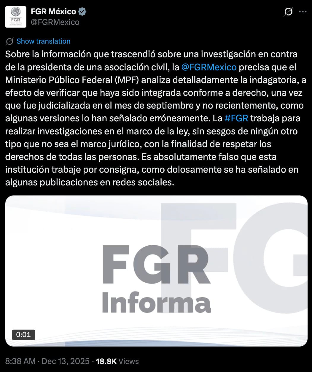 Ernestina Godoy se deslinda de investigación contra María Amparo Casar; inició en septiembre