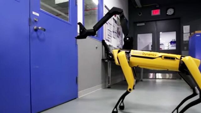 SpotMini, el hábil robot de Boston Dynamics.
