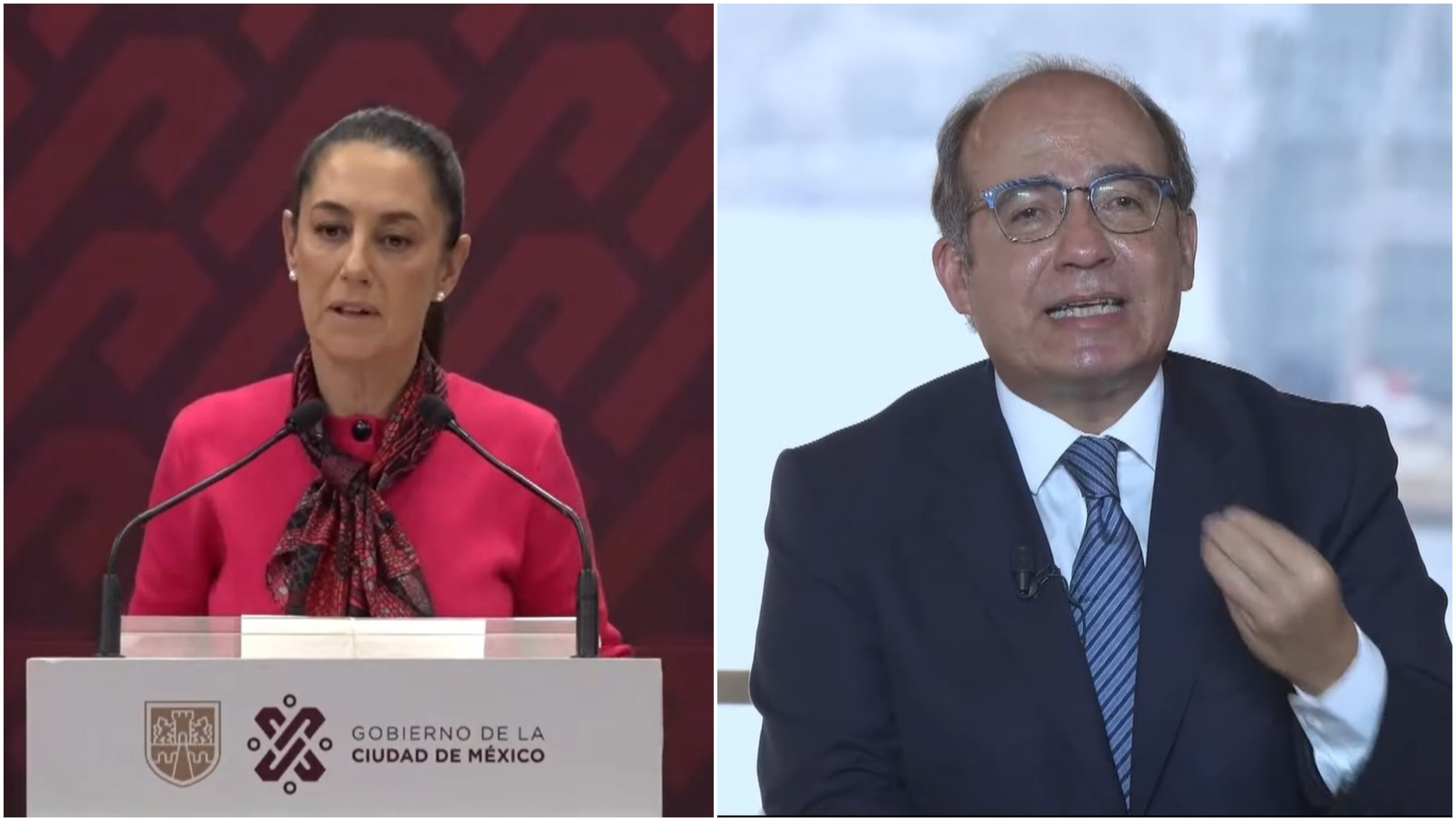 Claudia Sheinbaum y Felipe Calderón
