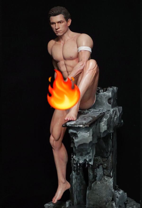 Esta es la nueva figura +18 del Spider-Man de Tom Holland desnudo