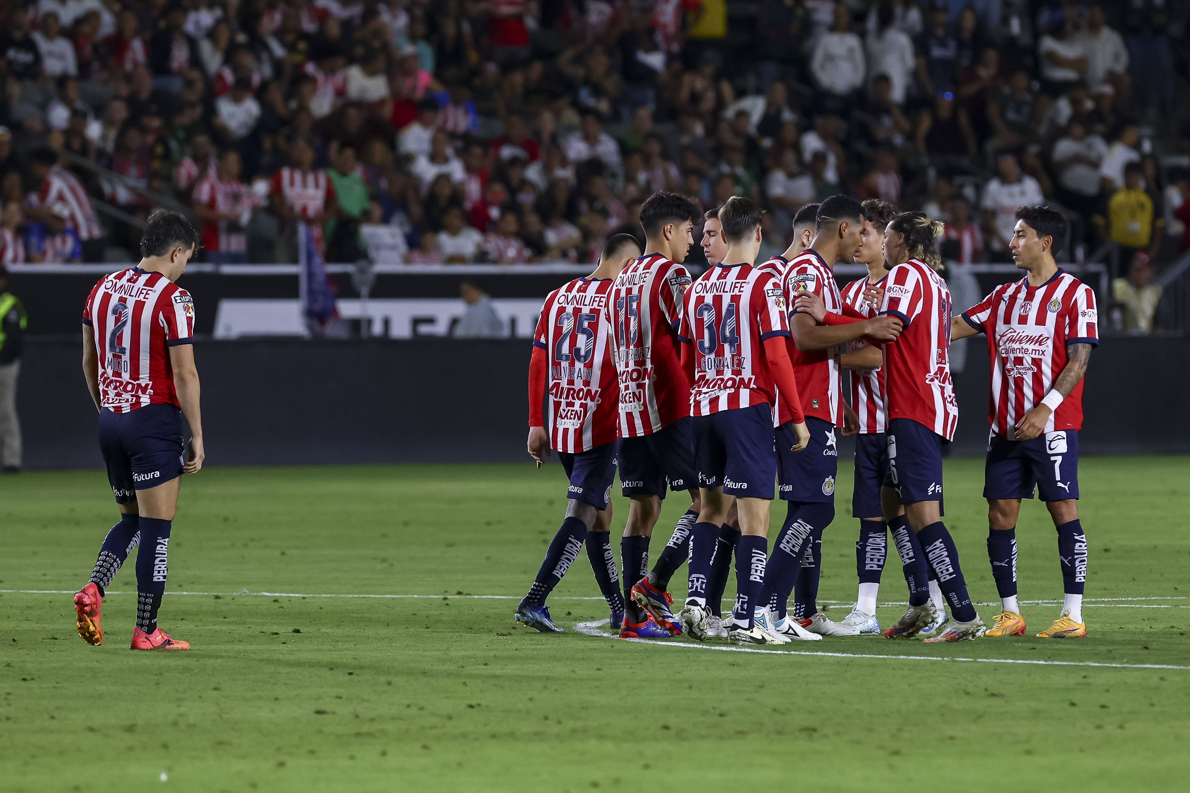 Chivas vs LA Galaxy en la Leagues Cup.