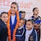 Evelyn Salgado Pineda encabeza homenaje a la bandera en primaria “Quetzalcóatl” de Chilpancingo