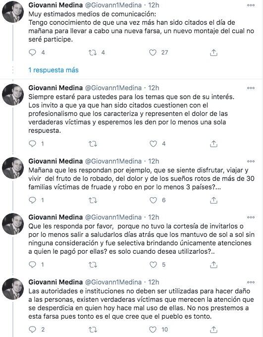 Giovanni Medina arremete contra Ninel Conde