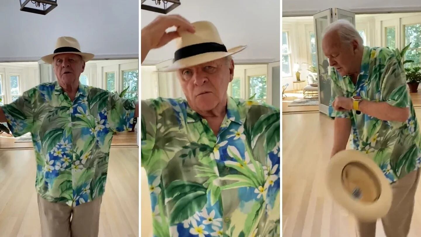 VIDEO: Anthony Hopkins baila al ritmo de ‘La pollera colorá’