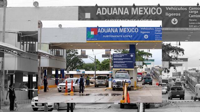 Agentes migratorios extranjeros armados en México.